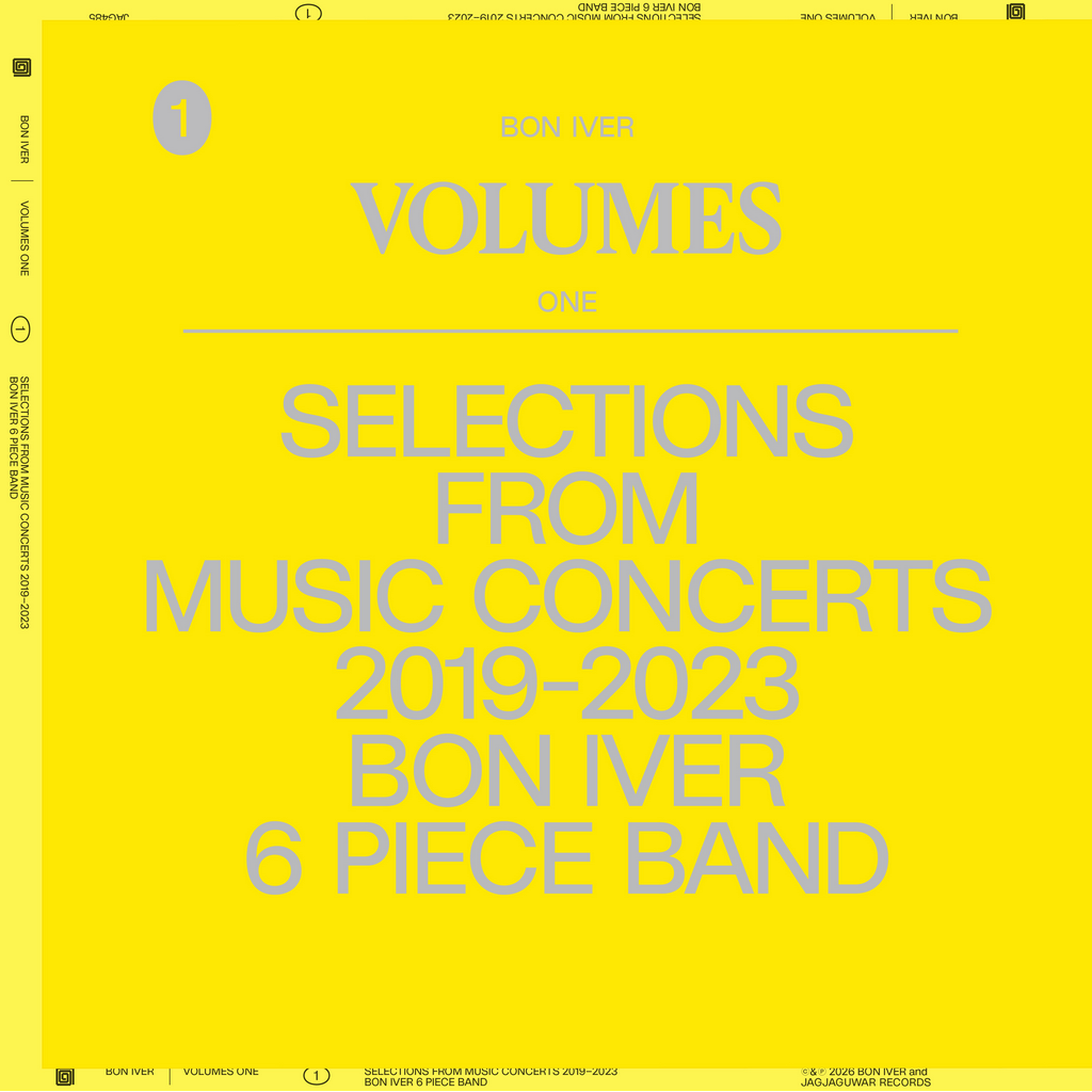 Bon Iver 'VOLUMES: ONE "SELECTIONS FROM MUSIC CONCERTS 2019-2023 BON IVER 6 PIECE BAND"' LP