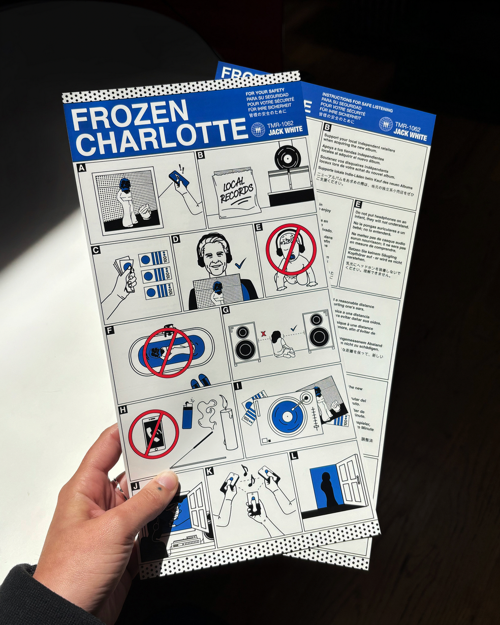 Jack White 'Frozen Charlotte' Listening Party - Wednesday 8th July 5.45pm