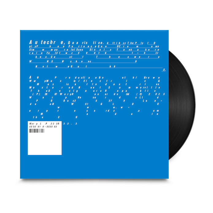 Autechre 'Quaristice' 2xLP