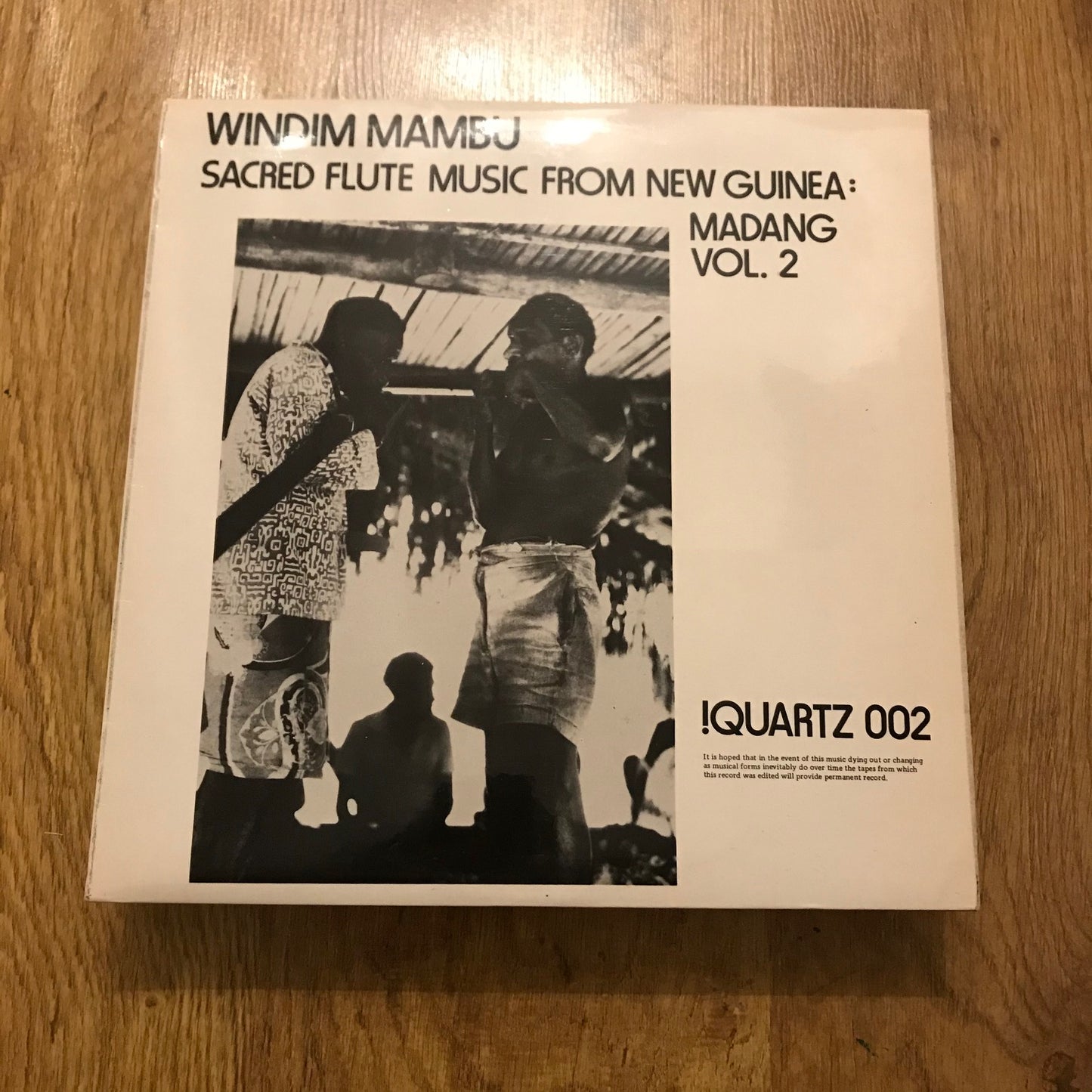 Various 'Windim Mambu. Sacred Flute Music From New Guinea: Madang Vol. 2' LP (*USED*)