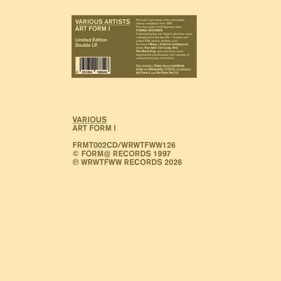 Various 'Art Form I' LP