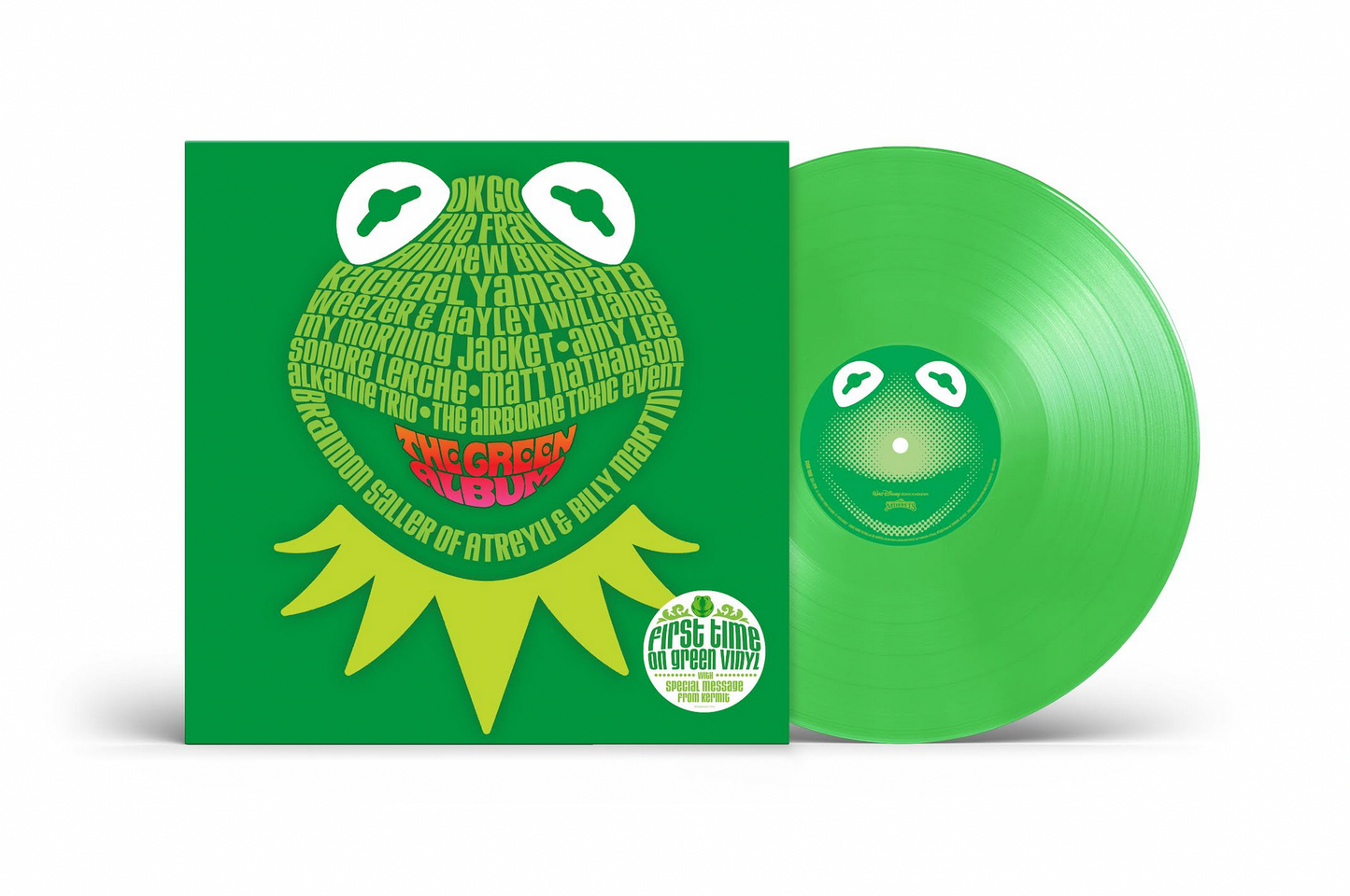 Various 'Muppets: The Green Album (70th Anniversary)' LP