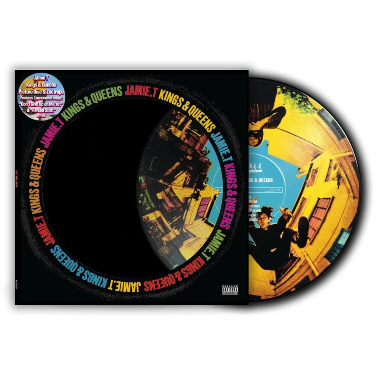 Jamie T 'Kings and Queens' Zoetrope Picture Disc LP