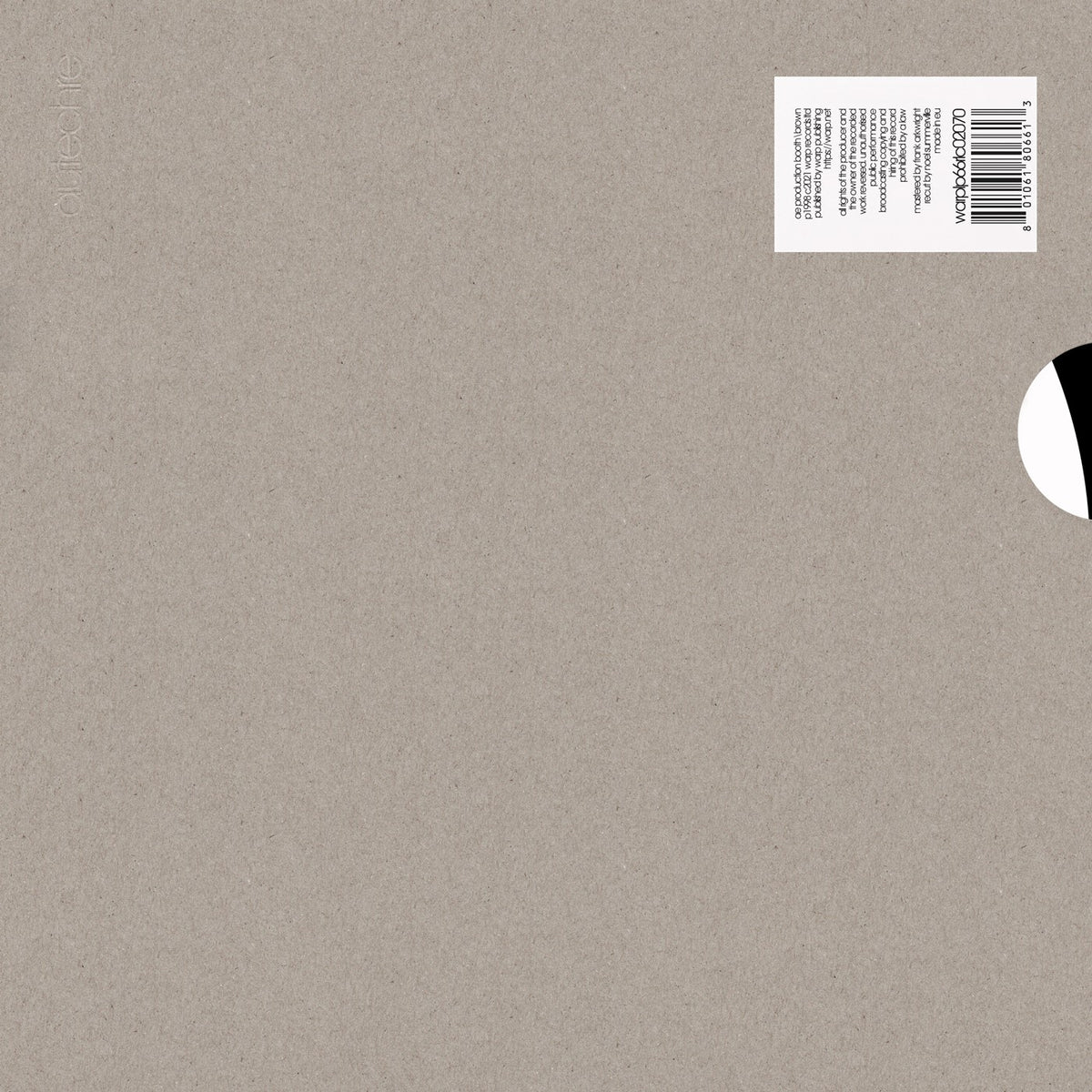 Autechre 'LP5' 2xLP