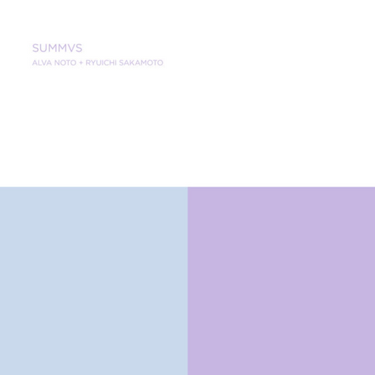 Alva Noto and Ryuichi Sakamoto 'Summvs (reMASTER)' 2xLP